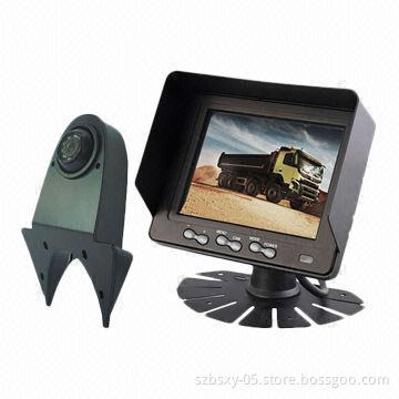 Car Review Camera System with 5-inch Digital Car Monitor Side View Cameras for Trucks